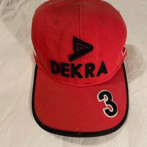 Michael Schumacher Ferrari Formula 1 team staff cap 1998 DEKRA